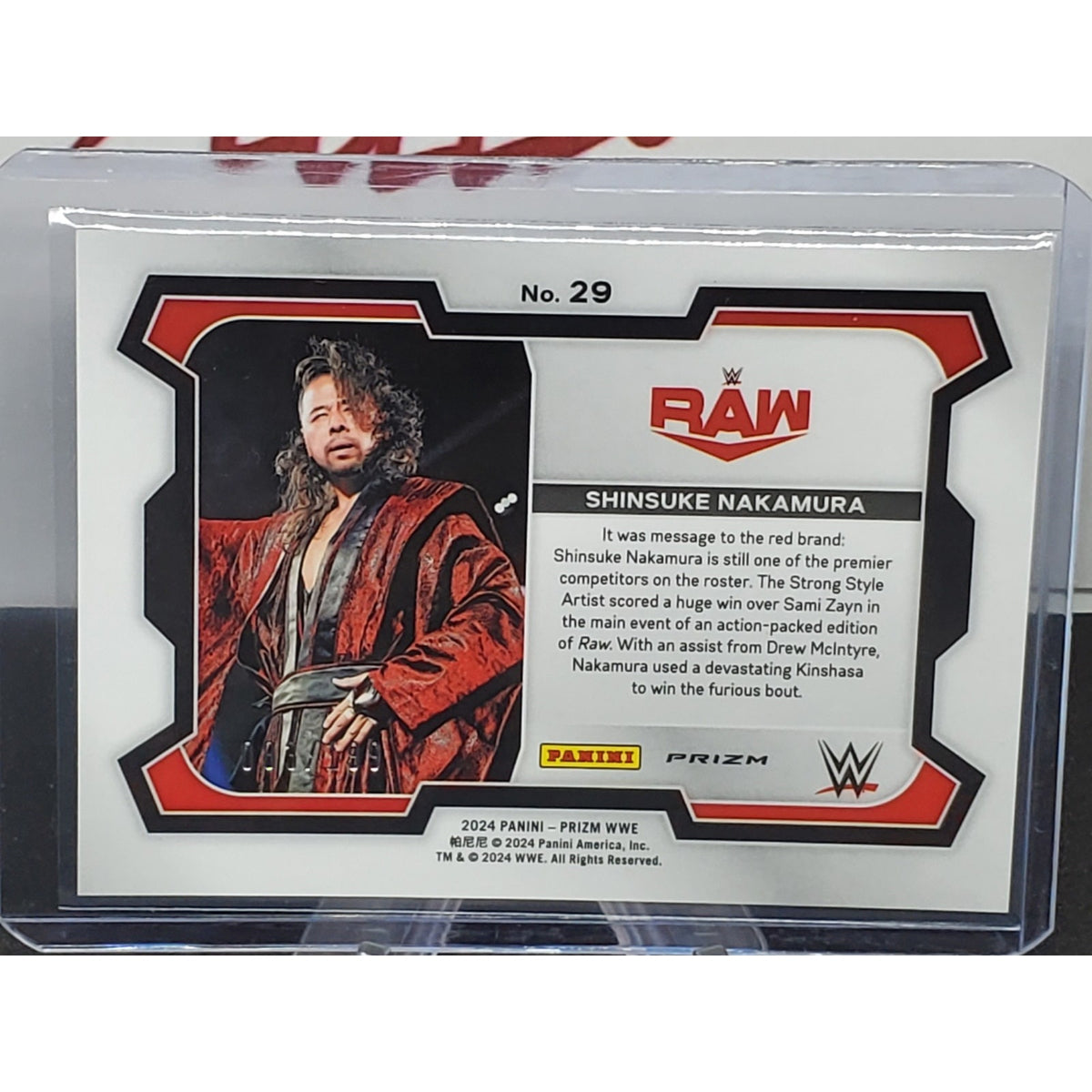 2024 Panini Prizm WWE Pandora Shinsuke Nakamura /199 #29