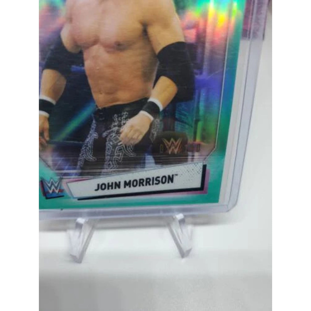 2021 Topps Chrome WWE John Morrison Johnny Mundo Aqua Parallel #/150
