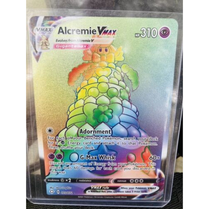 Pokémon TCG Alcremie VMAX Shining Fates 073/072 Holo Secret Rare :: Pack Fresh