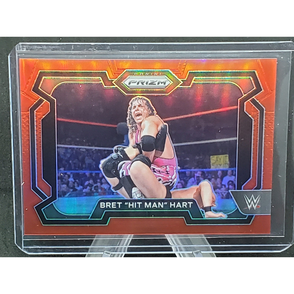 Bret "Hit Man" Hart 2024 Panini Prizm WWE Red Prizm #26 WWE Legends #/299