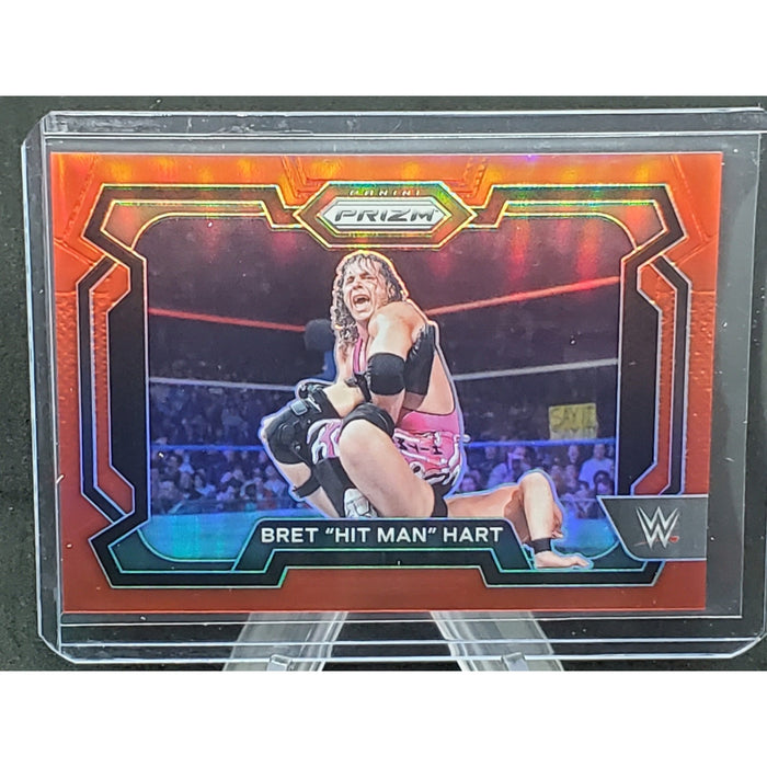 Bret "Hit Man" Hart 2024 Panini Prizm WWE Red Prizm #26 WWE Legends #/299