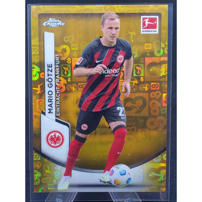 2023-24 Topps Chrome Bundesliga - Mario Gotze #31 Gold Foil Bundesliga 60 Year