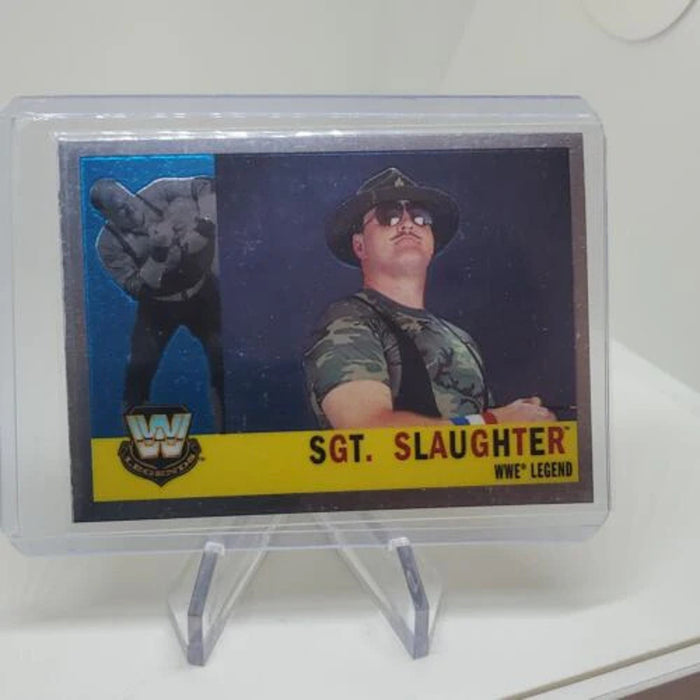 WWE Wrestling 2006 Topps Heritage Chrome#86 Sgt. Slaughter