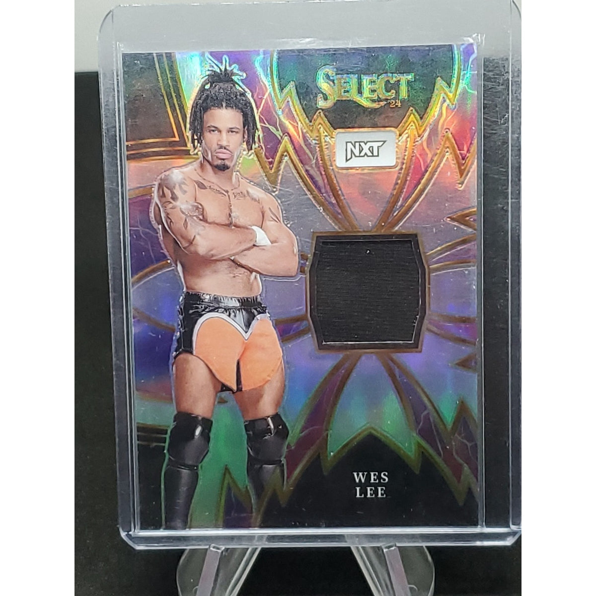 2024 Panini Select WWE - Sparks #SP-WSL Wes Lee