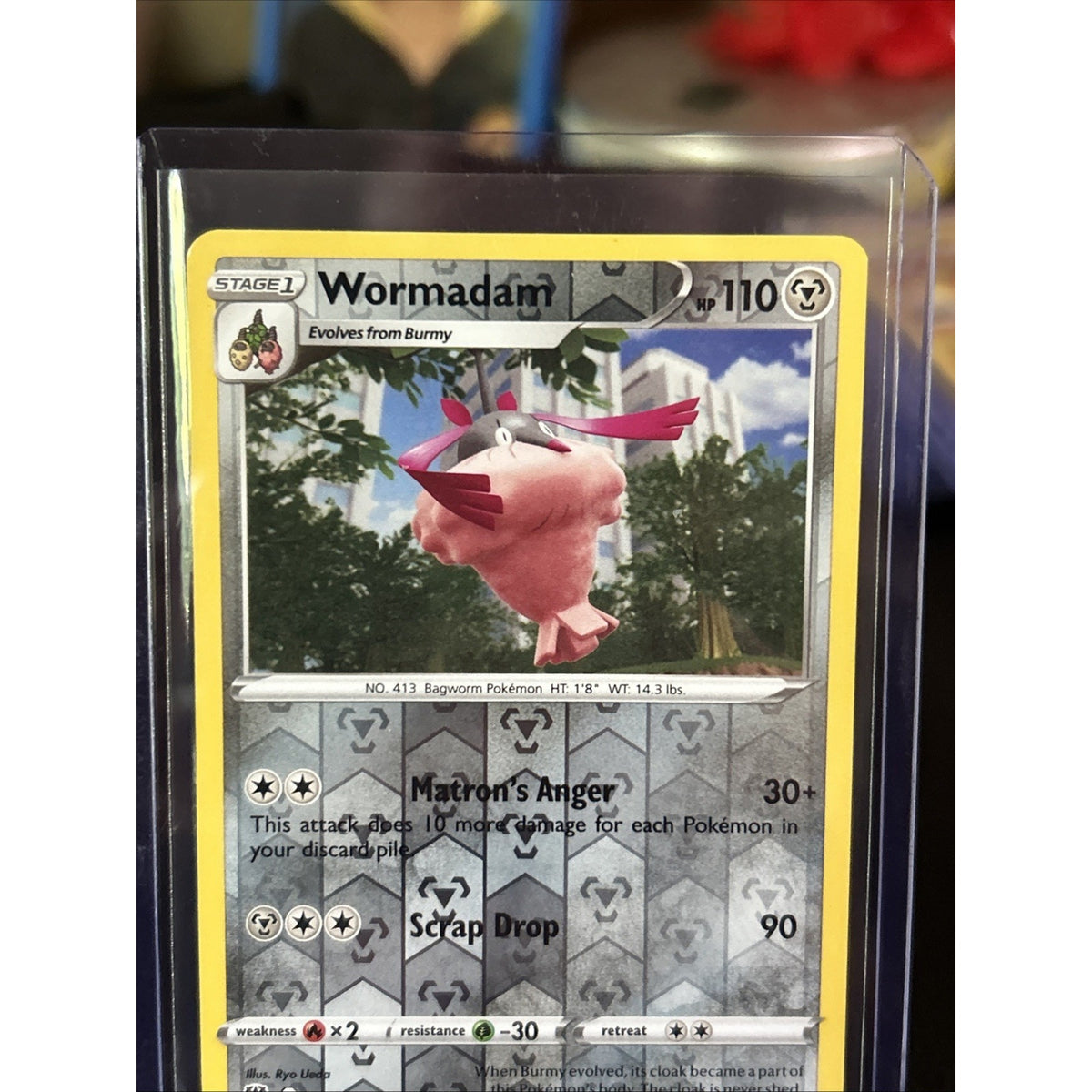 Wormadam - Reverse Holo - 98/172 Brilliant Stars - Pack Fresh New - Sleeved