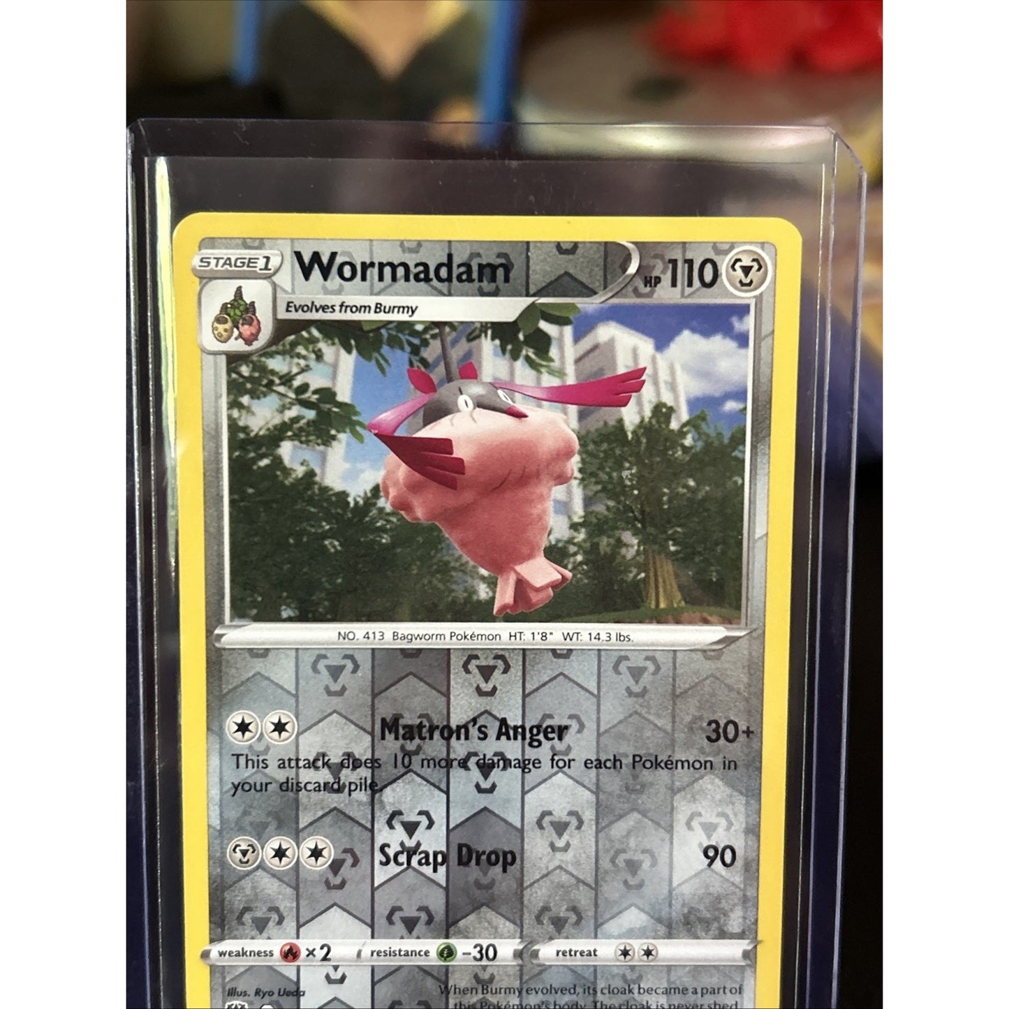 Wormadam - Reverse Holo - 98/172 Brilliant Stars - Pack Fresh New - Sleeved