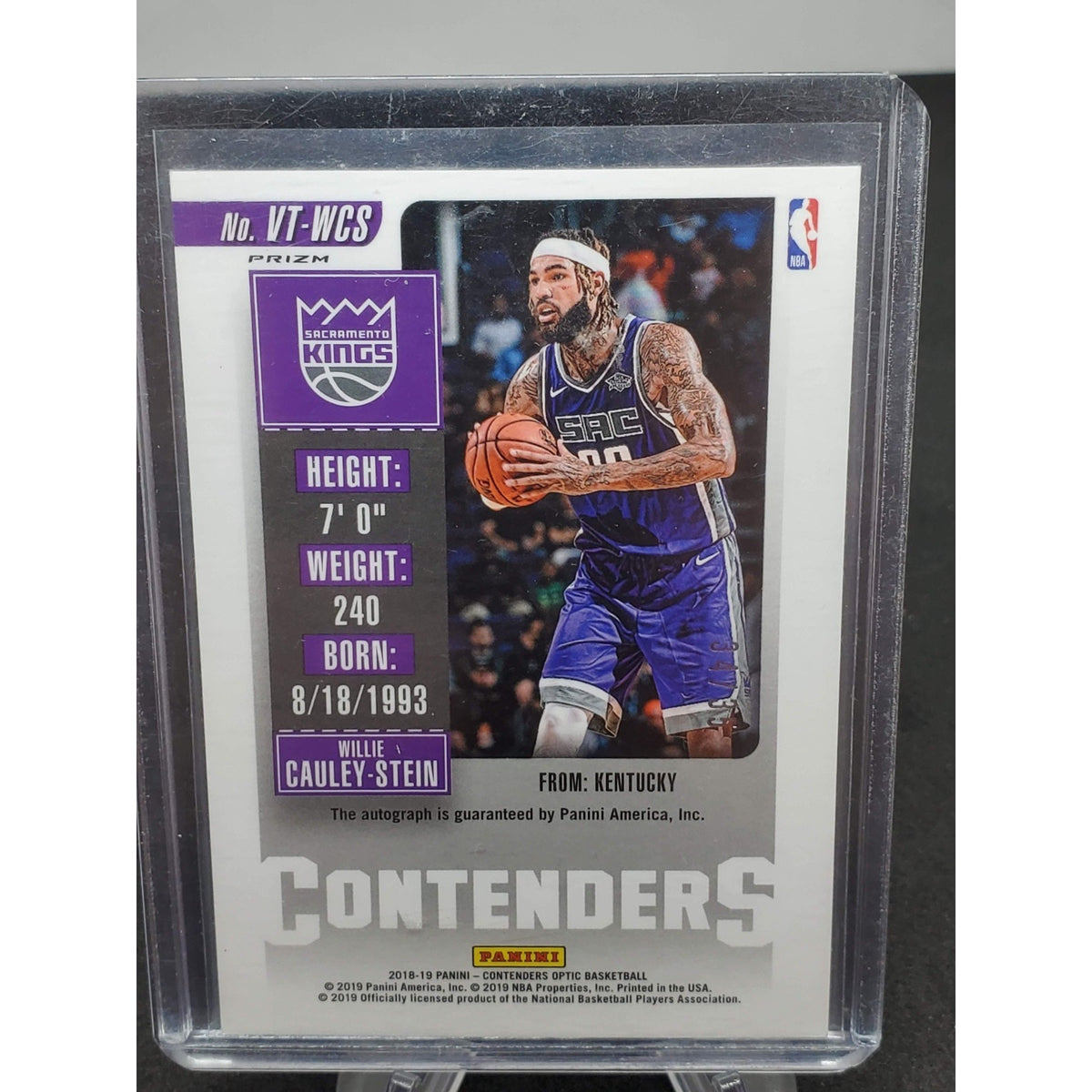 2018-19 Panini Contenders Optic - Veteran Ticket Autographs Prizms Willie...