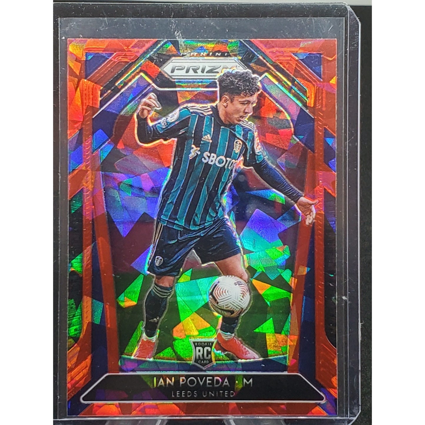 2020-21 Panini Prizm Premier League - Ian Poveda #205 Red Ice Prizm (RC)