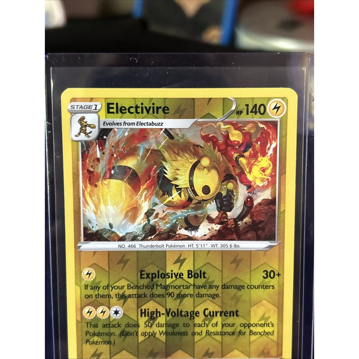 Electivire 047/172 Brilliant Stars (Reverse Holo Rare) - Pack Fresh New Sleeved