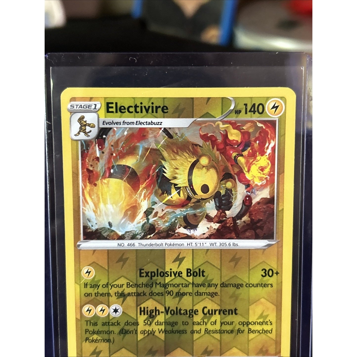 Electivire 047/172 Brilliant Stars (Reverse Holo Rare) - Pack Fresh New Sleeved