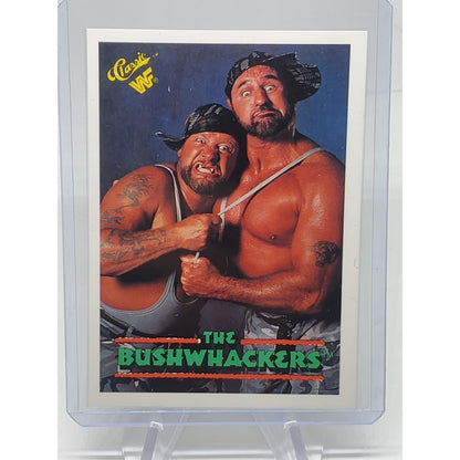 1990 Classic WWF The History of Wrestlemania #148 Bushwhackers
