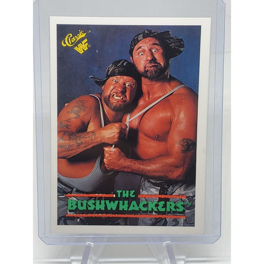 1990 Classic WWF The History of Wrestlemania #148 Bushwhackers