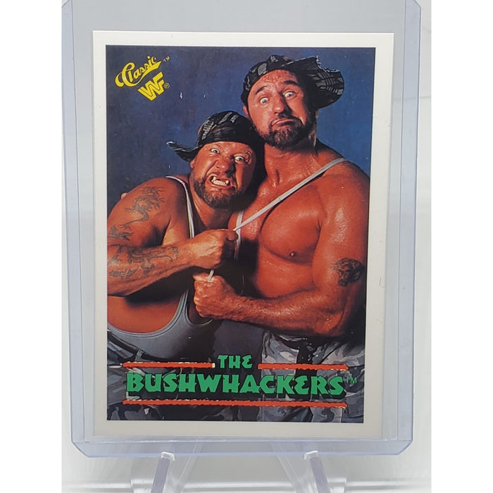 1990 Classic WWF The History of Wrestlemania #148 Bushwhackers