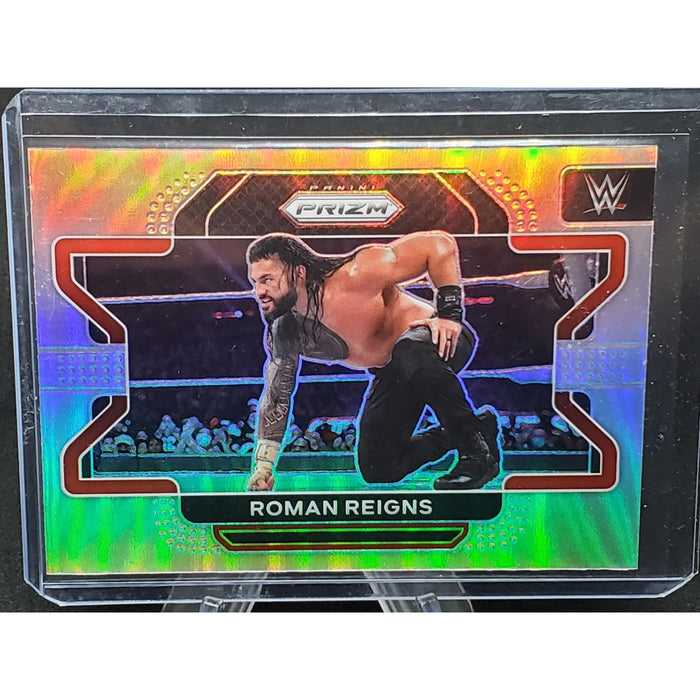 2022 Panini Prizm WWE ROMAN REIGNS #40 Silver Prizm - OTC Original Tribal Chief