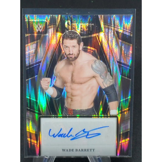 Wade Barrett 2024 Panini Select WWE Legends Silver Flash Prizm Auto #SL-WBR
