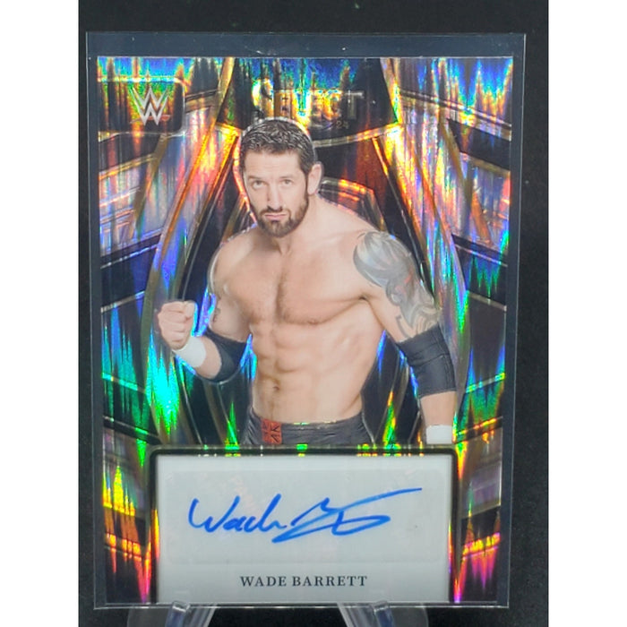 Wade Barrett 2024 Panini Select WWE Legends Silver Flash Prizm Auto #SL-WBR