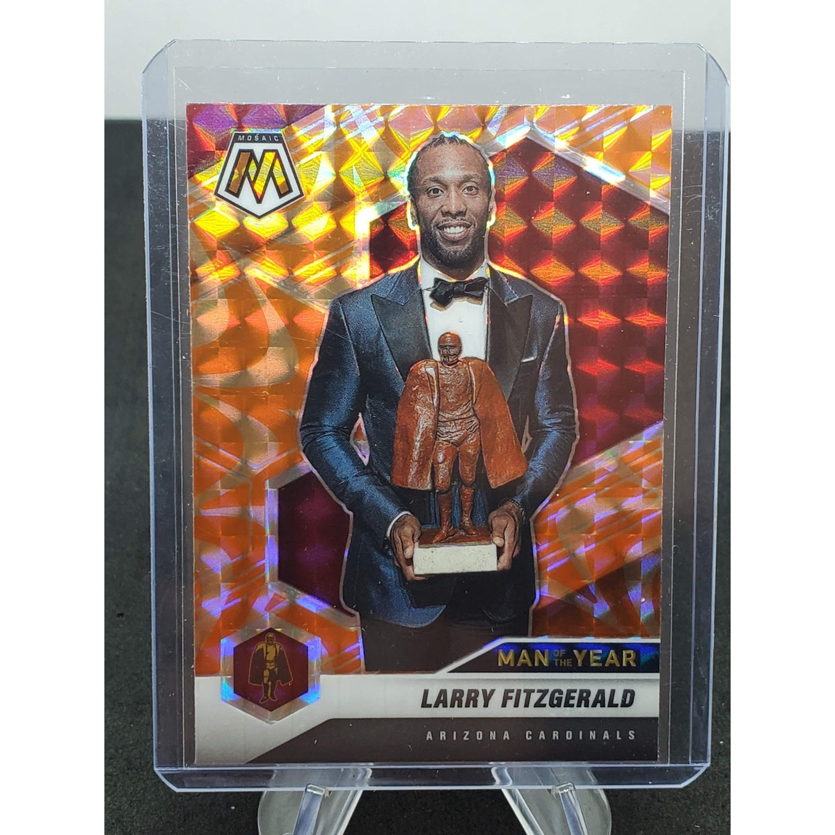 2021 Panini Mosaic - Man of the Year Larry Fitzgerald #269 Mosaic Reactive...