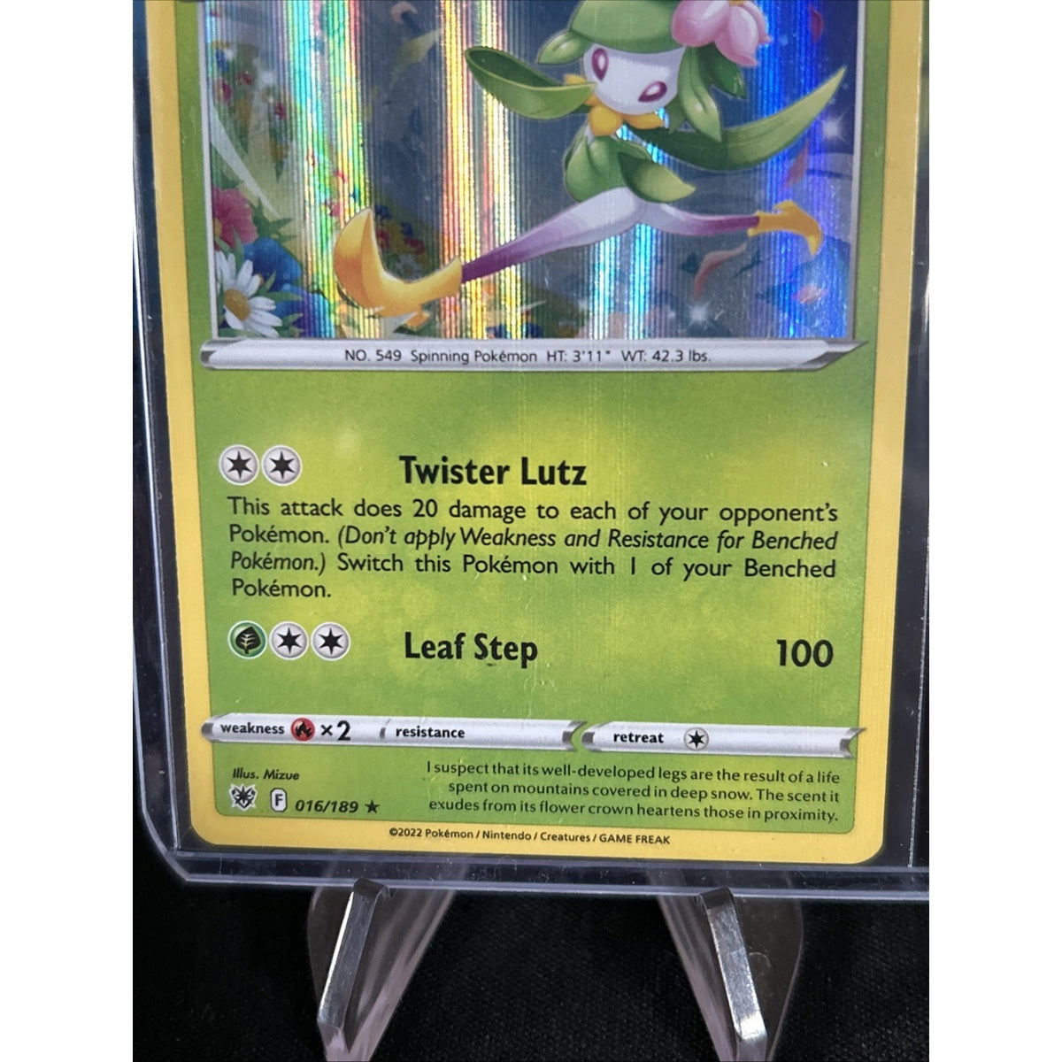 Pokémon SWSH Astral Radiance Hisuian Lilligant 16/189 Rare Holo - Pack Fresh NEW