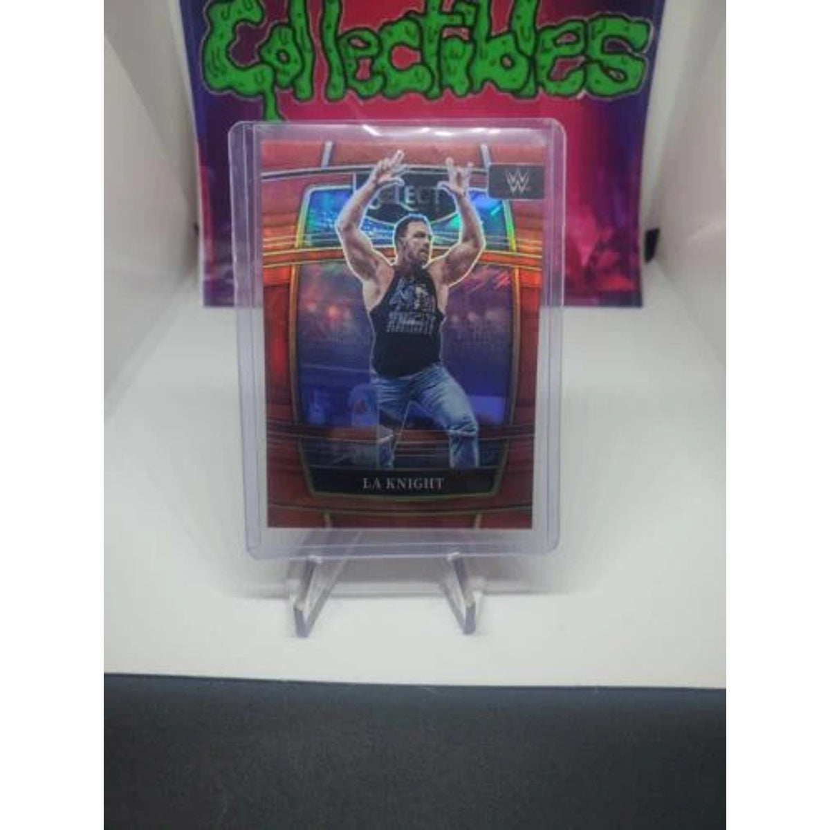 2022 PANINI Select WWE LA Knight Red /249 #1 CONCOURSE YEAH!