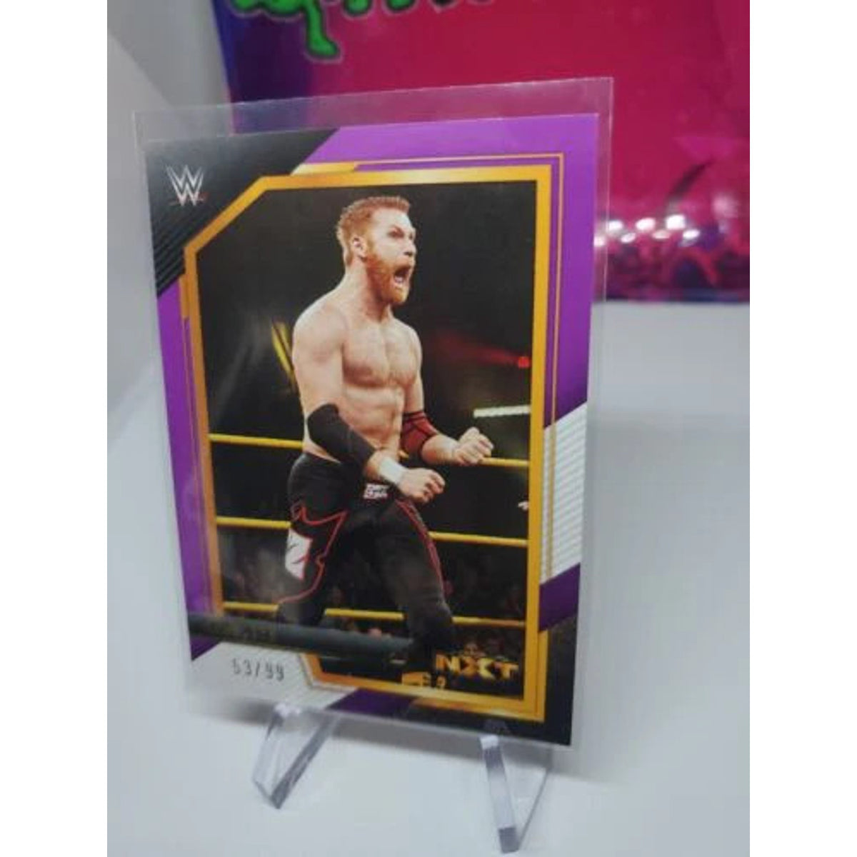 Sami Zayn Purple #/99 2022 Panini NXT WWE Wrestling Card # 119