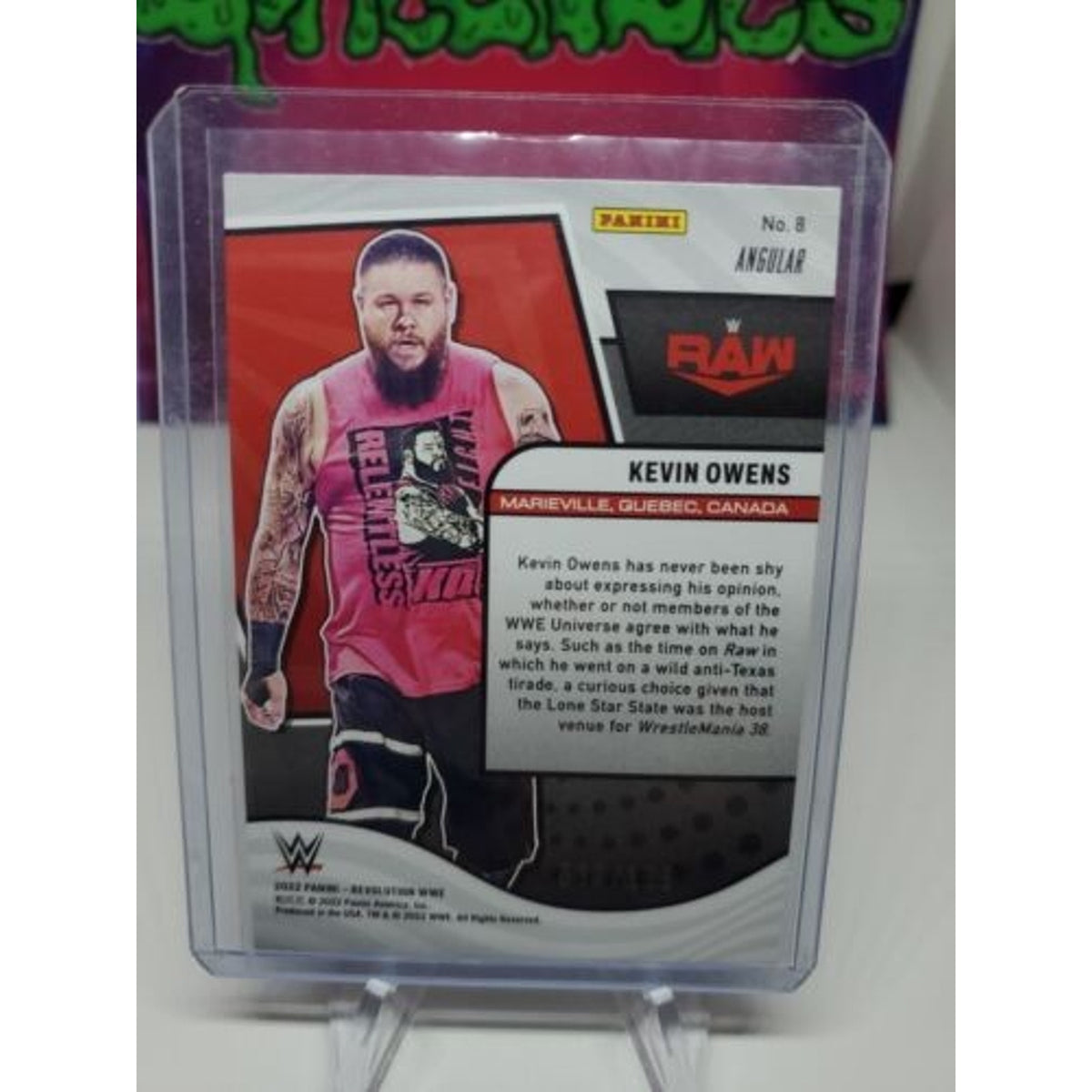 2022 Panini Revolution WWE Kevin Owens Angular #/199