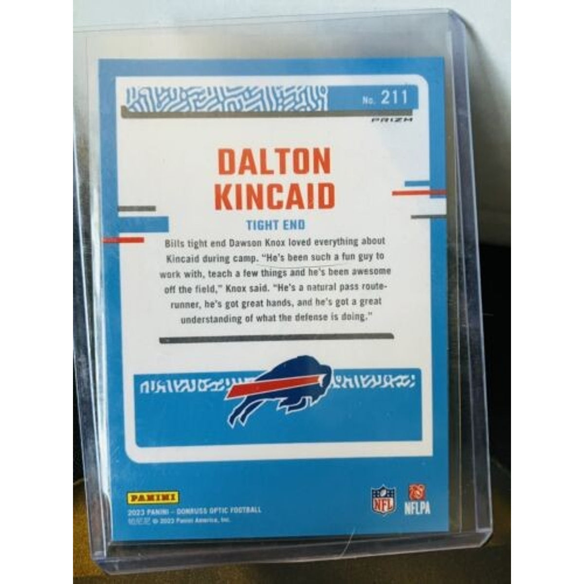2023 Donruss Optic Dalton Kincaid Green Hyper Prizm Rated Rookie / Pack Fresh