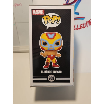Marvel Luchadores El Heroe Invicto Iron Man Funko POP Vinyl Figure #709