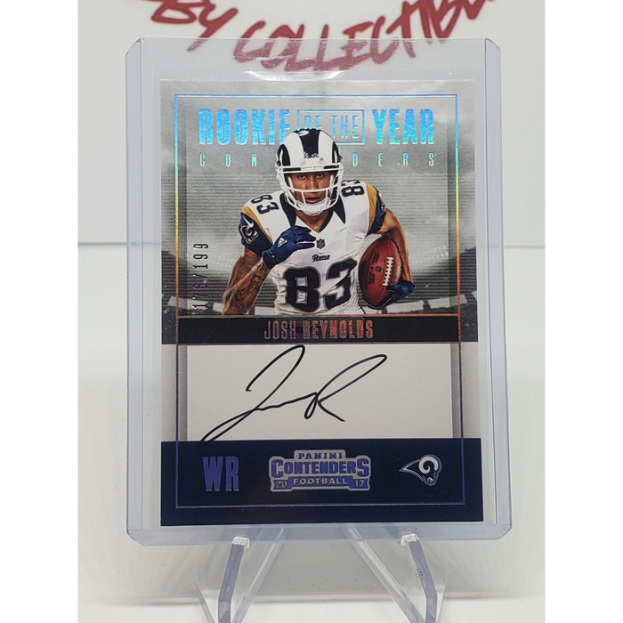 Josh Reynolds Rookie Auto 2017 Panini Contenders #199 Texas A&M Rams Lions