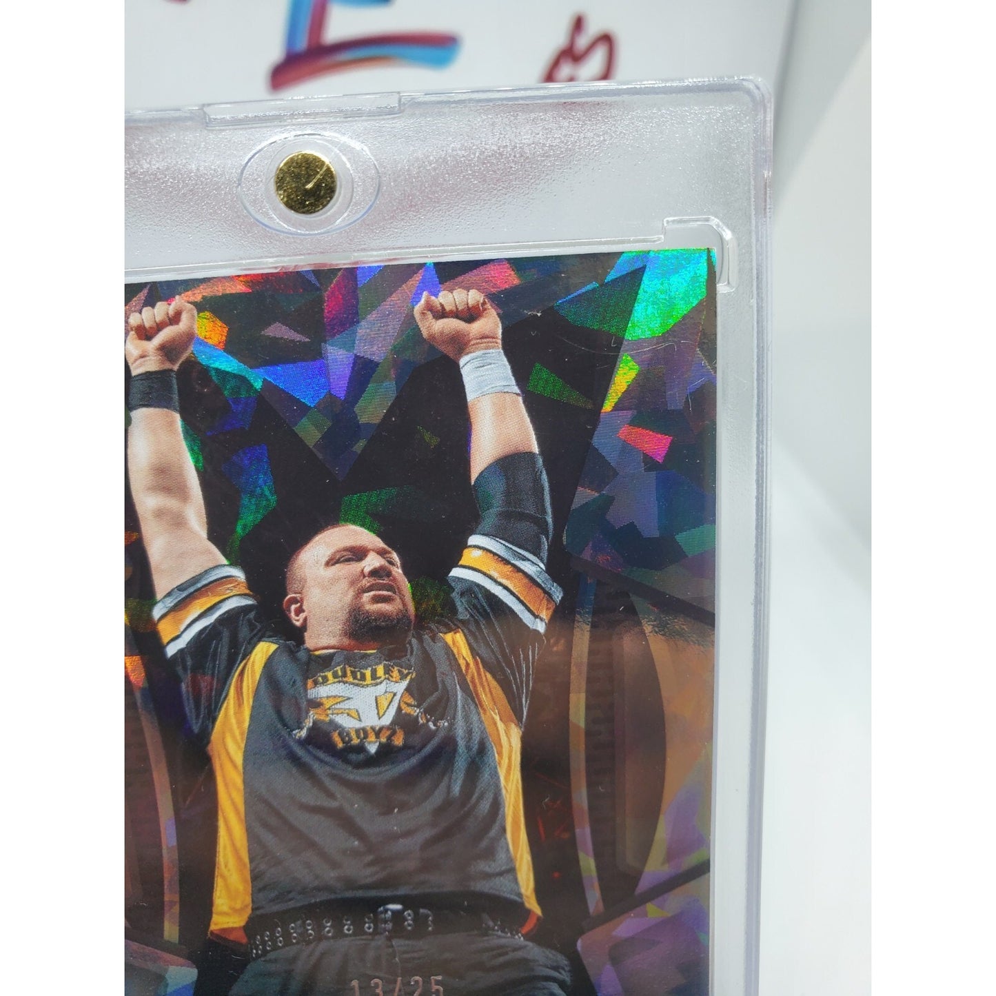 2023 Panini Chronicles Certified WWE BUBBA RAY DUDLEY Cracked Ice HOLO! #13/25!!