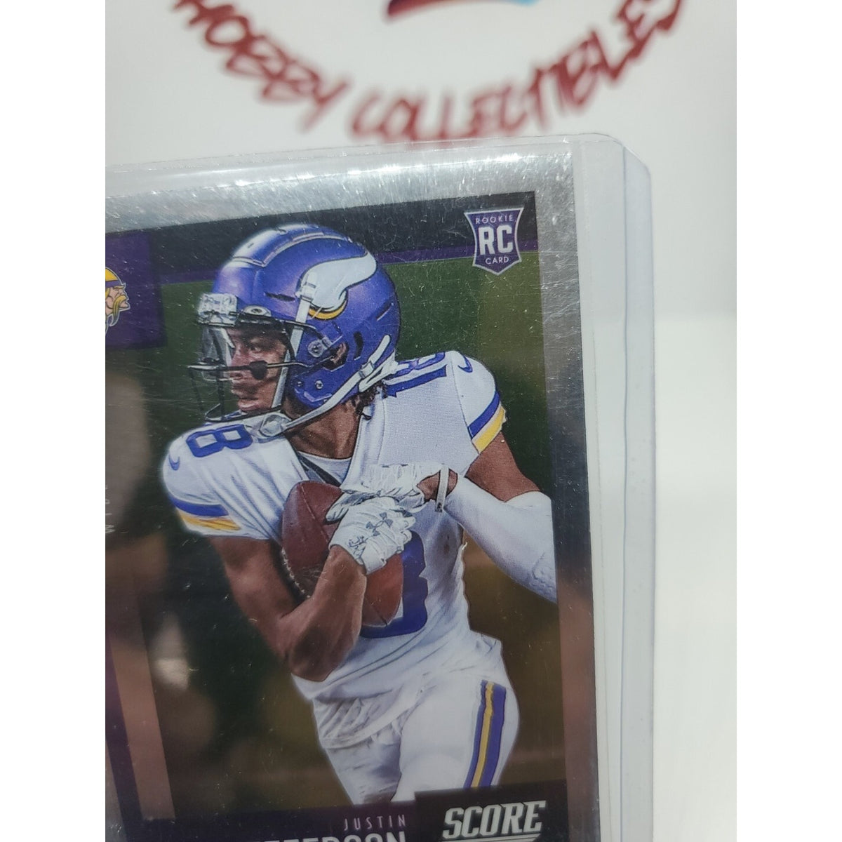2020 NFL Chronicles Score Justin Jefferson Rookie Card #449 RC Vikings