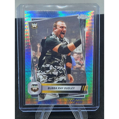 BUBBA RAY DUDLEY 2025 Topps Chrome WWE Refractor Prism #9