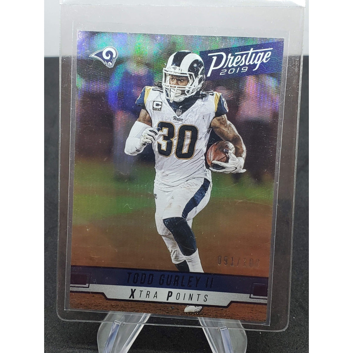 2019 Panini Prestige - Todd Gurley II #167 Xtra Points Purple /100