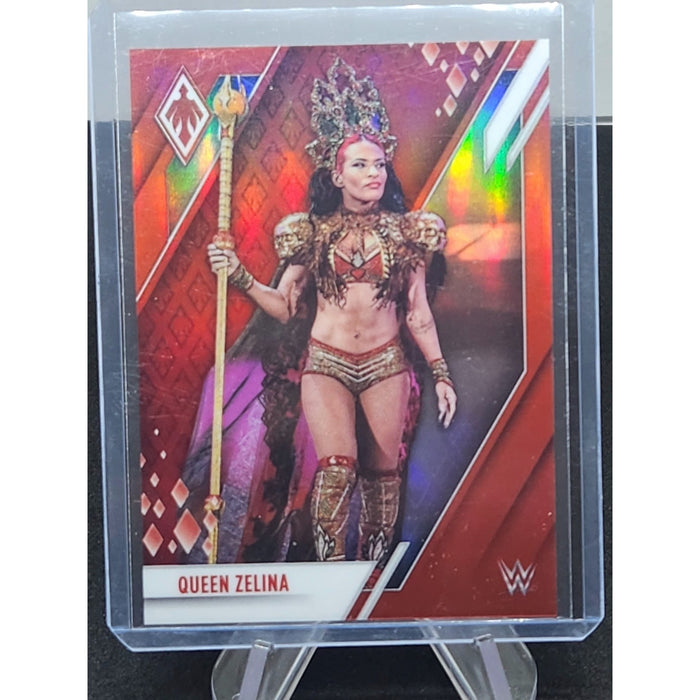 2022 Chronicles WWE Queen Zelina Vega #312 RAW Red Parallel 077/199