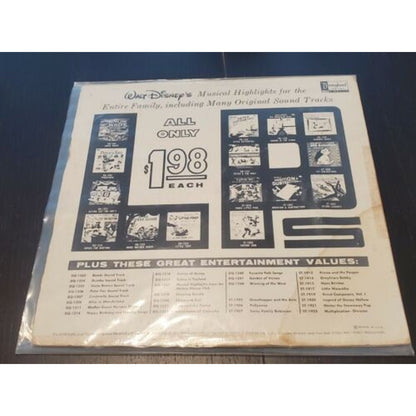 Walt Disney Rudyard Kipling's Just So 1964 Stories Record Vinyl DQ-1268