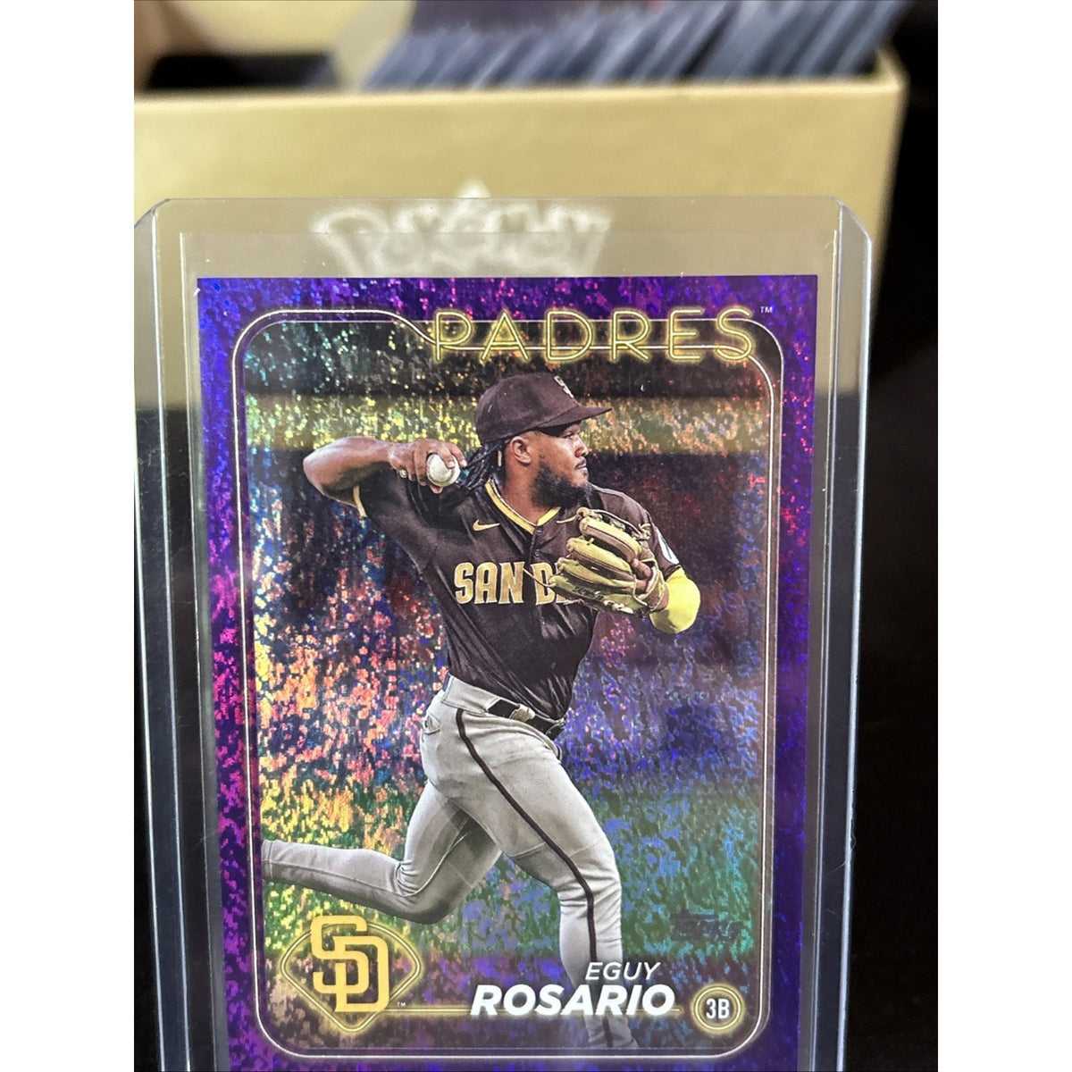 2024 Topps Series 2 Eguy Rosario /799 Purple Foil #414 - Pack Fresh New