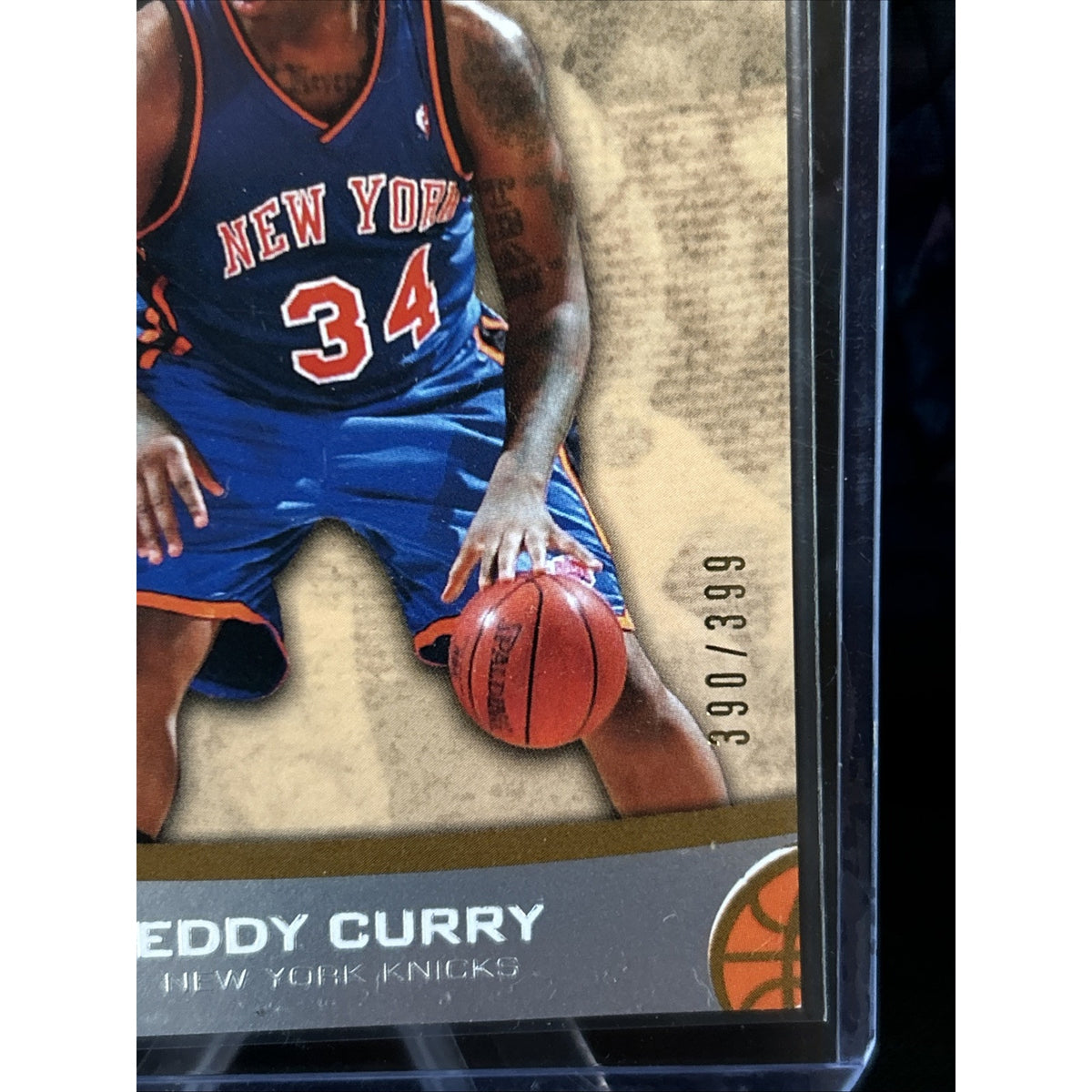 2007-08 Topps Trademark Moves #29 Eddy Curry New York Knicks /399