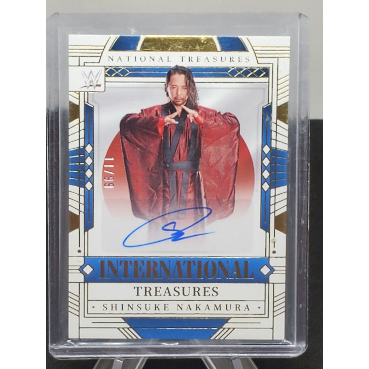 2024 National Treasures WWE International Auto Shinsuke Nakamura /99