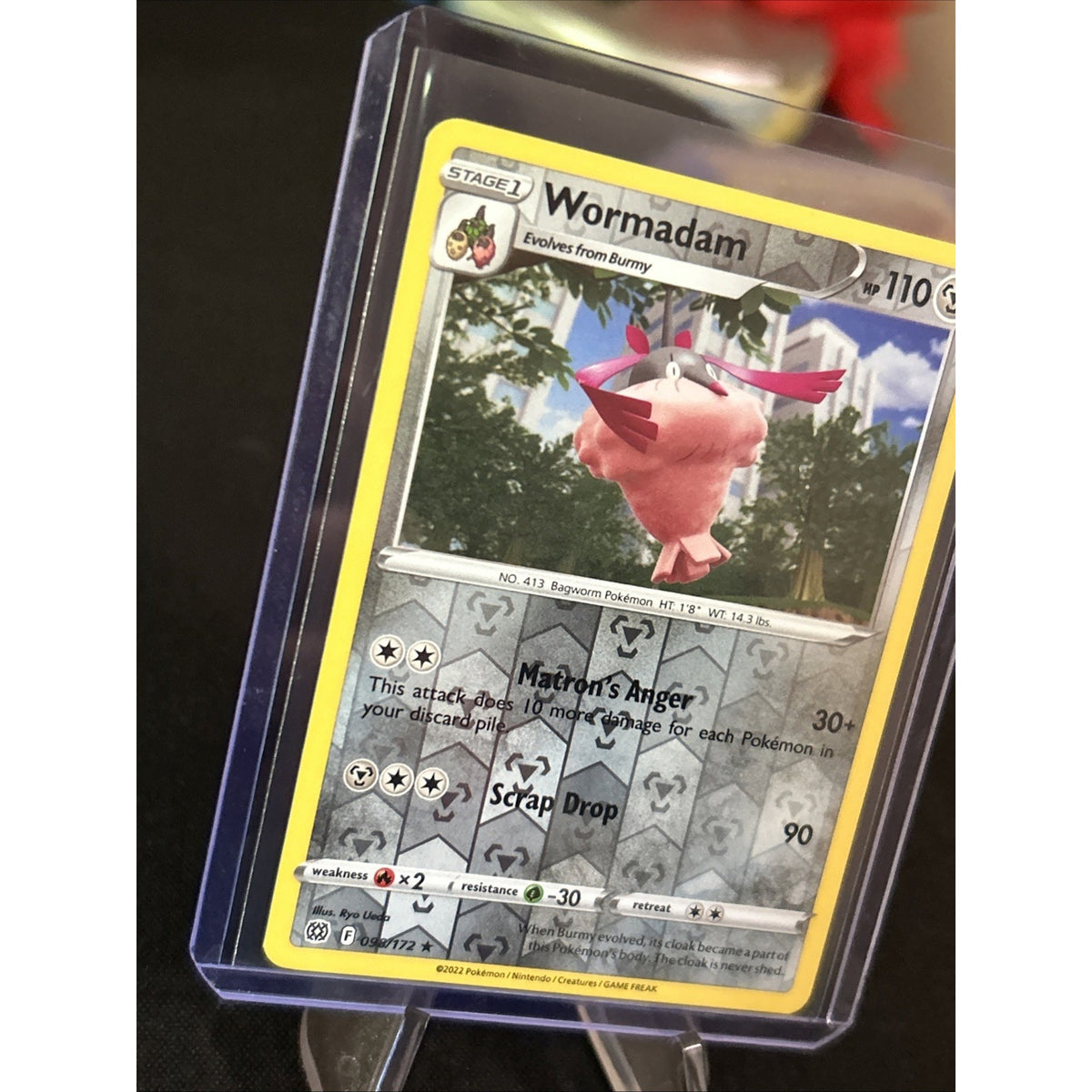 Wormadam - Reverse Holo - 98/172 Brilliant Stars - Pack Fresh New - Sleeved