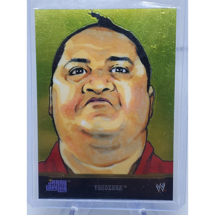 2014 Topps Chrome WWE Jerry Lawler Portraits 3 Out Of 10 Yokozuna
