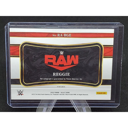 2022 Select WWE Ringside Action Signatures Red Wave Reggie Scrypts AUTO