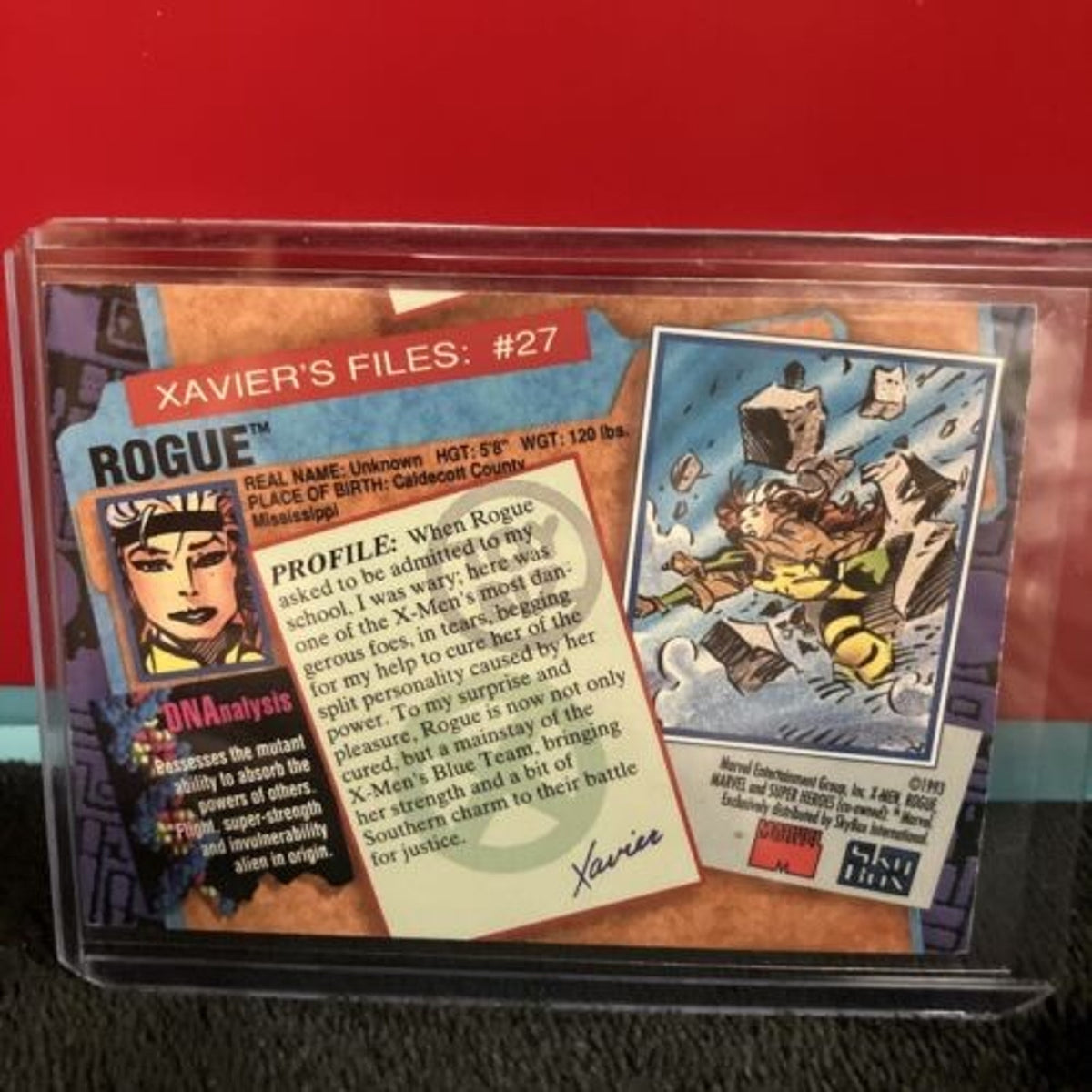SkyBox Marvel X-Men Series 2 1993 ,Trading Cards #27 Rogue MINT