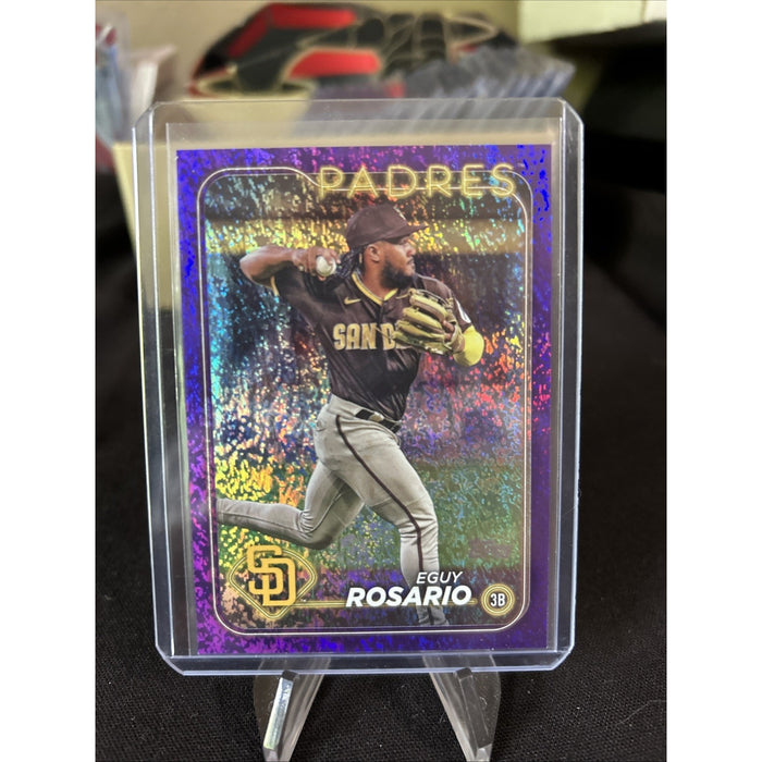 2024 Topps Series 2 Eguy Rosario /799 Purple Foil #414 - Pack Fresh New