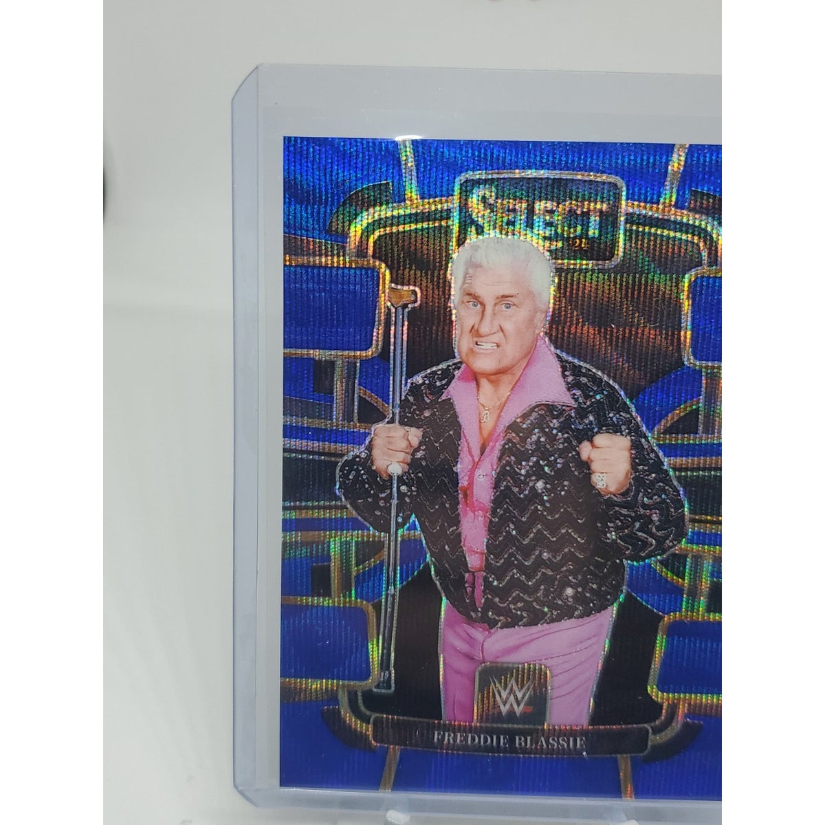 FREDDIE BLASSIE 2024 Panini Select WWE #31 Concourse Blue Wave /49 SSP WWF