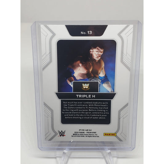 Triple H 2024 Panini Prizm WWE Undercard Prizmatic Entrances Disco Prizm #13