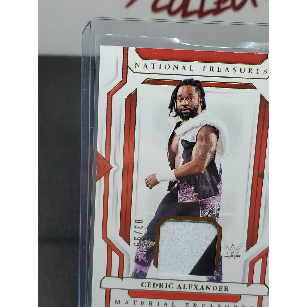 2024 Panini National Treasures WWE - Material Treasures Cedric Alexander #MT-CAL