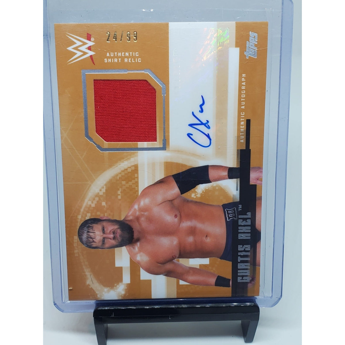 2017 Topps WWE Undisputed - Autograph Relics Michael Mcgillicutty #UAR-CU /99...