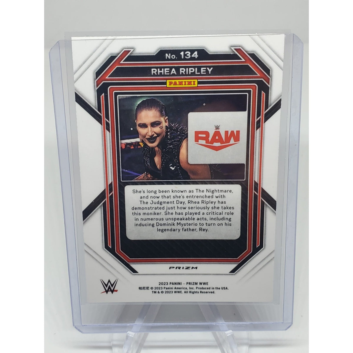 2023 Wwe Panini Prizm Green Rhea Ripley Blaster Exclusive NM