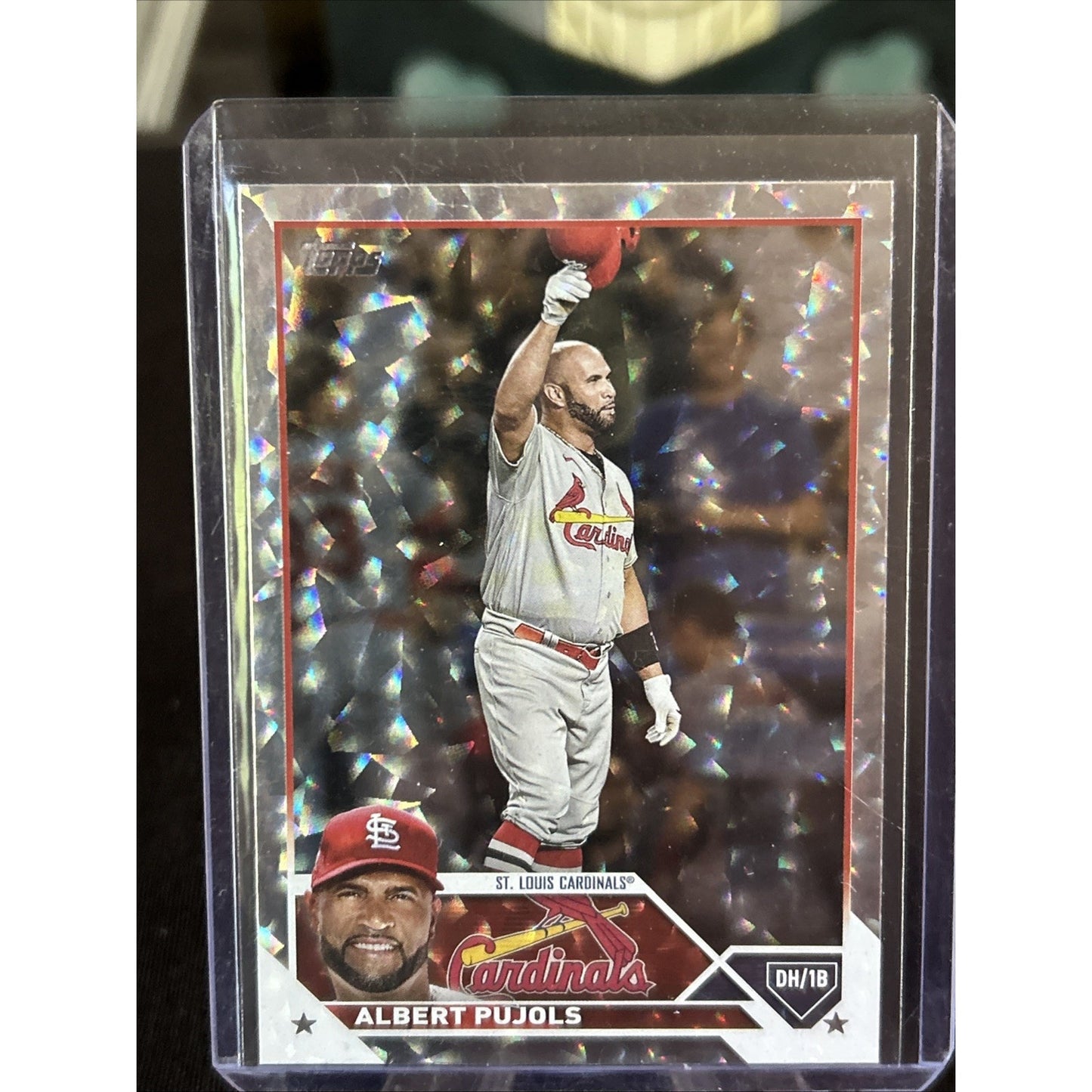 2023 Topps Series 1 - Albert Pujols #5 Collectors Super Box Silver Foil Board M