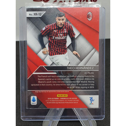 Theo Hernandez Ac Milan 2019-20 Chronicles XR Orange Parallel Soccer RC