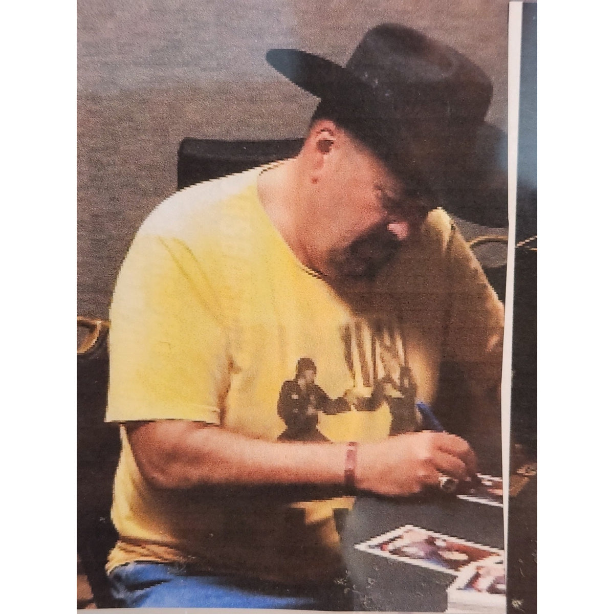 AEW Jim Ross Good Ole Jr Wrestling Autographed Promo Photo Signed 4 x 6 WWF WWE